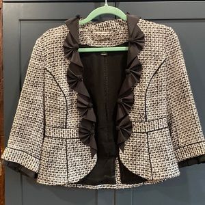 White House Black Market tweed jacket size 2
